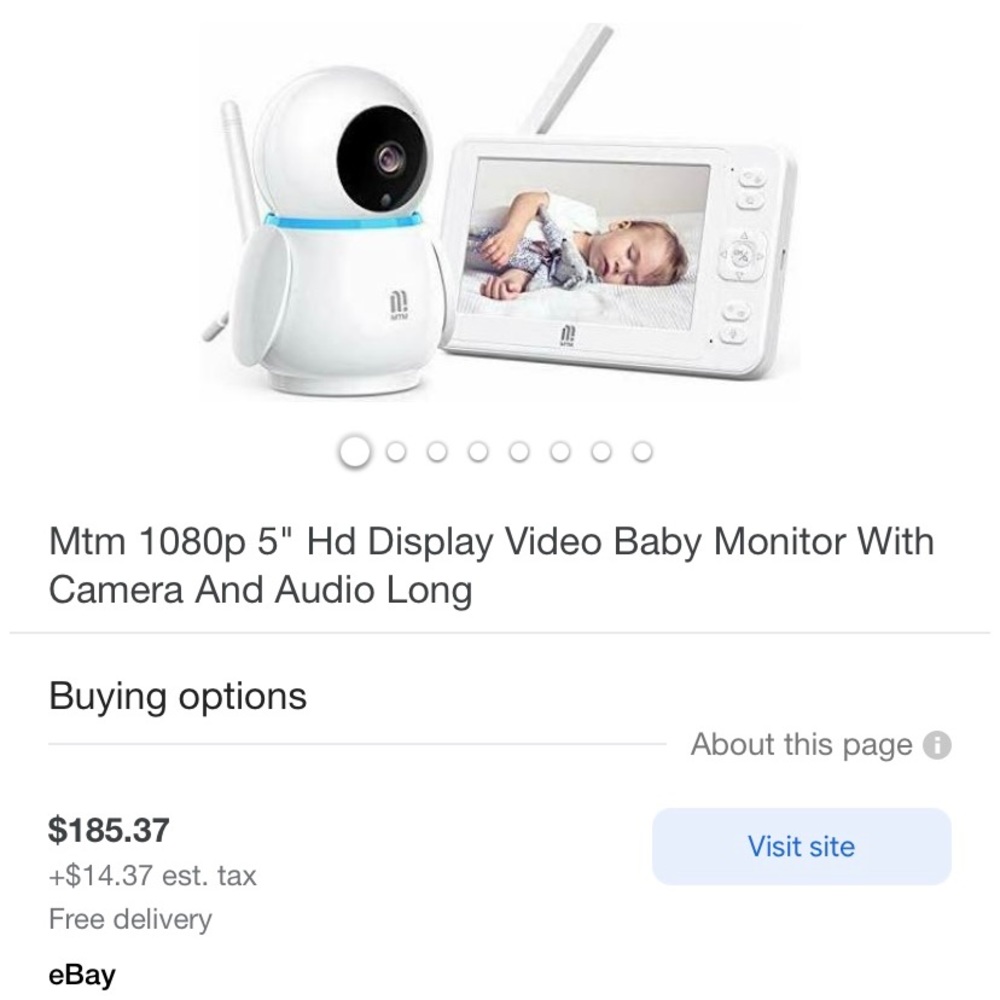 MTM Baby Monitor - Picture 3 of 3